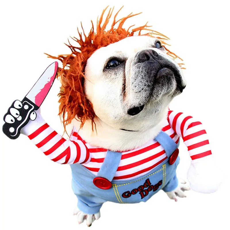DISFRAZ DE CHUKY PARA TU MASCOTA