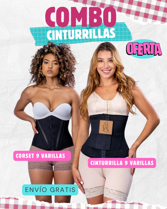 SUPER COMBO 2 CINTURILLAS 9 VARILLAS